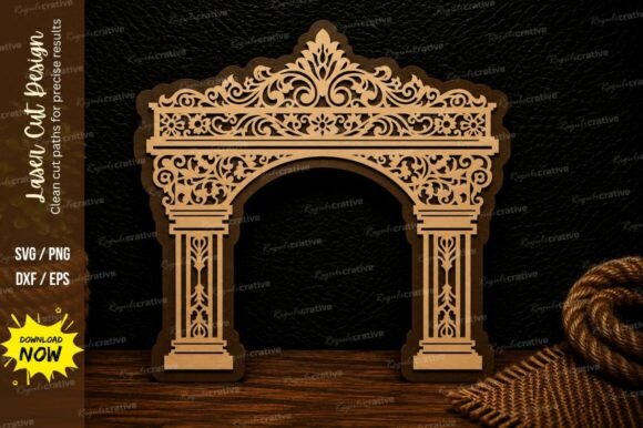 Download Ornamental Arch Mandala Decorative Wall - Mandala Collection