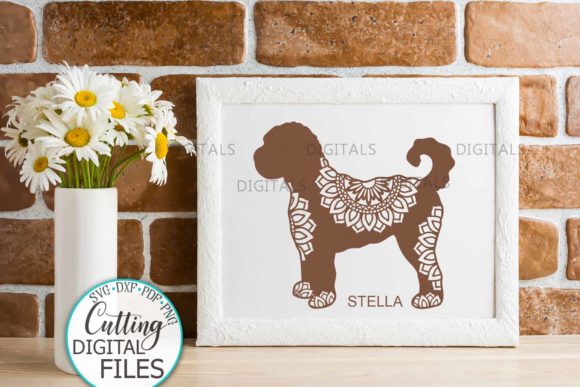 Download Labradoodle Mandala Dog Sign&nbsp;&nbsp; - Mandala Collection