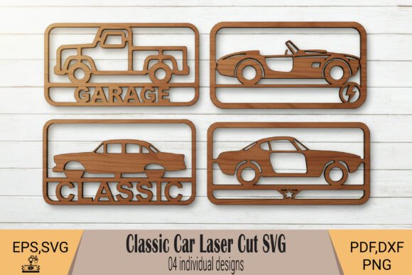 Download Classic Car Wall Art Laser SVG - Laser svg Collection