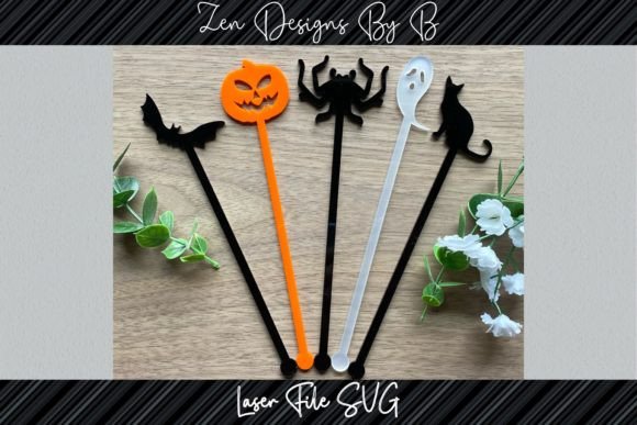 Download Halloween Drink Stir Sticks Laser Svg - Laser svg Collection